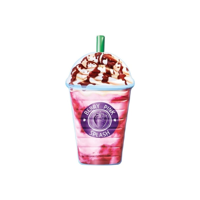 Intex - Inflatable Berry Pink Splash Milkshake Pool Float Lounger 198x107 cm - 58777EU - Image 1